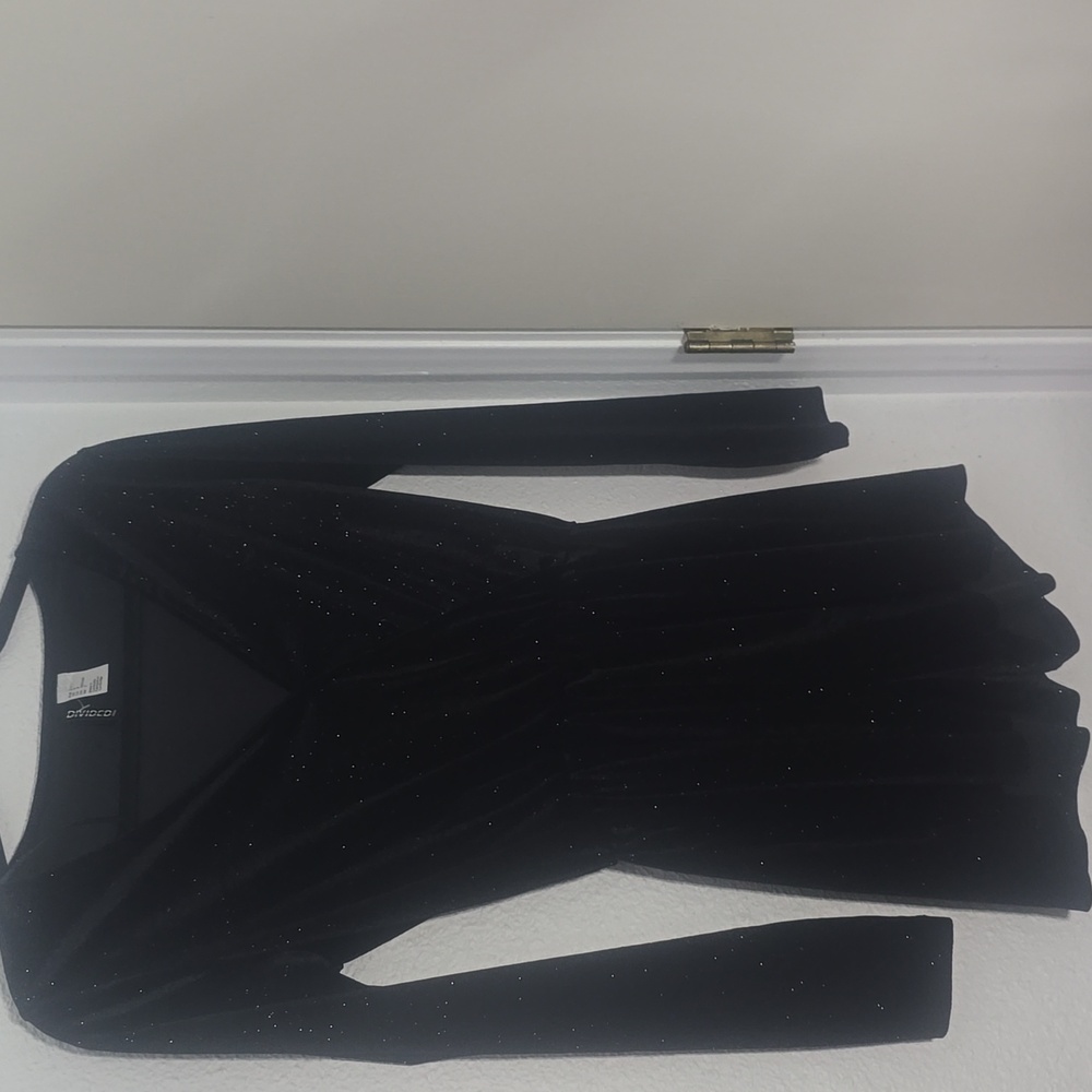 Divided Sparkle Elegant Black Long Sleeve Romper (2/XS)(NWOT)✨️🖤✨️